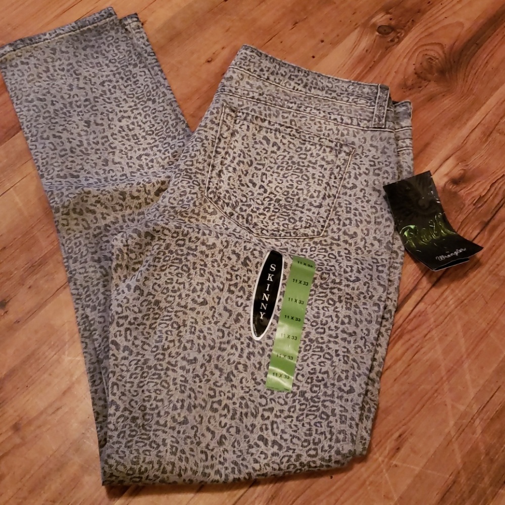 Rock 47 Leopard Print jeans.